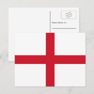 Engelse vlag, vlag van Engeland Briefkaart
