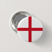 Engelse vlag, vlag van Engeland Ronde Button 3,2 Cm (Voorkant /achterkant)