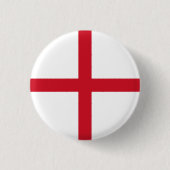 Engelse vlag, vlag van Engeland Ronde Button 3,2 Cm (Voorkant)