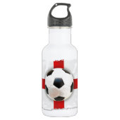 Engelse voetbalster waterfles (Voorkant)