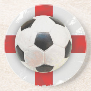 Engelse voetbalster zandsteen onderzetter