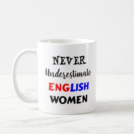 Engelse vrouwen koffiemok (Links)