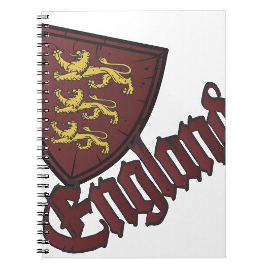 Engelse Wapen Notitieboek (Voorkant)