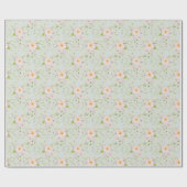 Engelse weide bloemen cadeaupapier (Vlak)