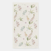 Engelse Weide Botanische Bruiloft Servet (Voorkant)