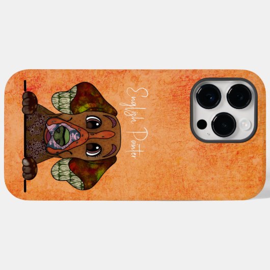 Engelse wijzer Ugly Face Hoesje-Mate iPhone Case (Achterkant (horizontaal))