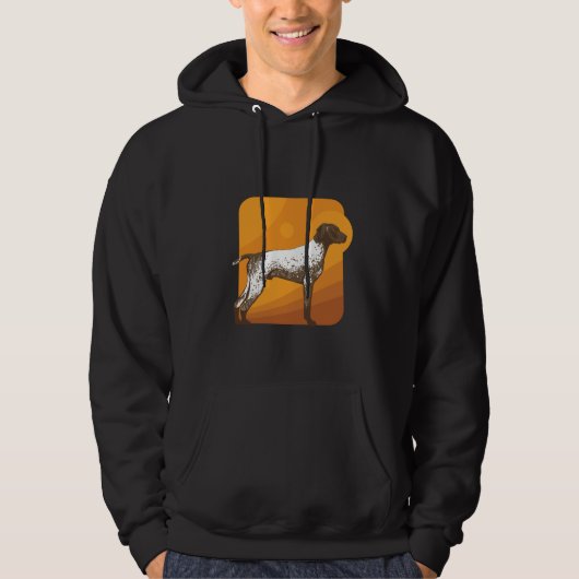 Engelse wijzerhond hoodie (Voorkant)