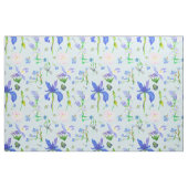Engelse Wilde Bloemen Bijen Blauw Stof (Fat Quarter)