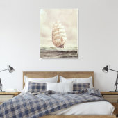 Engelse wolklem canvas afdruk (Insitu (Slaapkamer))