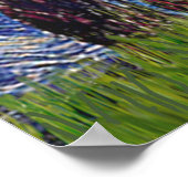 Engelse zetter (BW) - Sterrennacht Poster (Hoek)