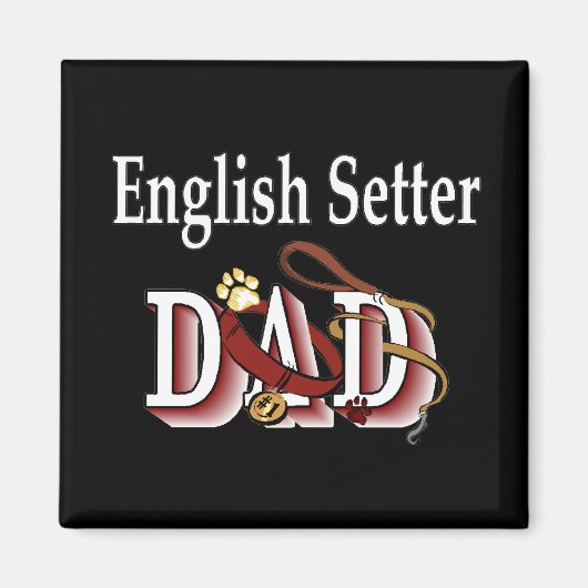 engelse zetter dad Magnet (Voorkant)