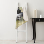 Engelse zetter met fazanten, kunst sherpa deken (In situ)