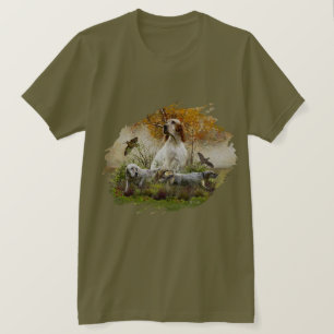 Engelse zetter met fazanten, kunst t-shirt