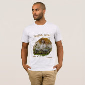 Engelse zetter met fazanten, kunst t-shirt (Voorkant volledig)