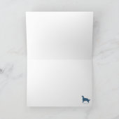 Engelse Zetters die de Ar van de Kerstman trekken Feestdagen Kaart (Binnen)