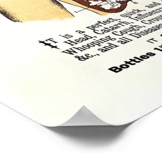 ENGELSE ZIEKTECURE - CREOSOTE 1910 POSTER (Hoek)