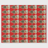  Engelsen en bomen Cadeaupapier (Vlak)