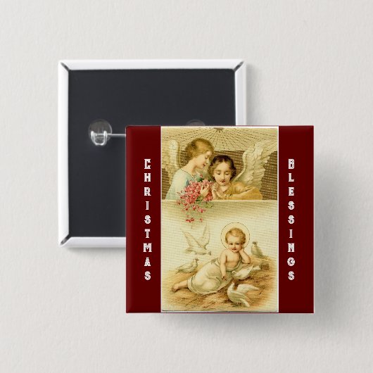  Engelsen met Jezus Button (Voorkant /achterkant)