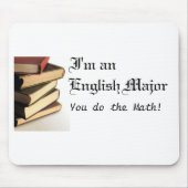 Engelsman majoor Mousepad Muismat (Voorkant)