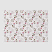 Engelstalig bulledog- & Uniefactrice-document Tissuepapier (Voorkant)