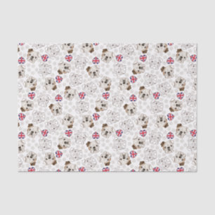 Engelstalig bulledog- & Uniefactrice-document Tissuepapier