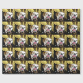 Engelstalig bulledog-wrappapier cadeaupapier (Vlak)