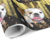 Engelstalig bulledog-wrappapier cadeaupapier (Rol Hoek)