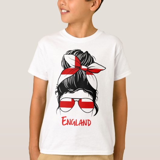 Engelstalig meisje Brits meisje T-shirt (Voorkant)