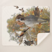 Engelstalige aanwijzer sherpa deken (Voorkant (horizontaal))