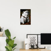 Engelstalige bulldog poster print (Thuiskantoor)