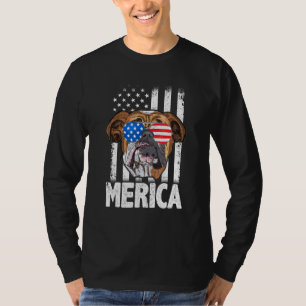 Engelstalige bulledog 4 juli Merica Mannen Women U T-shirt