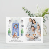 Engelstalige bulletdeuropening Aankondiging foto v (Staand voorkant)