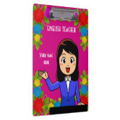 Engelstalige docent - Aangepast klembord (Rechts)