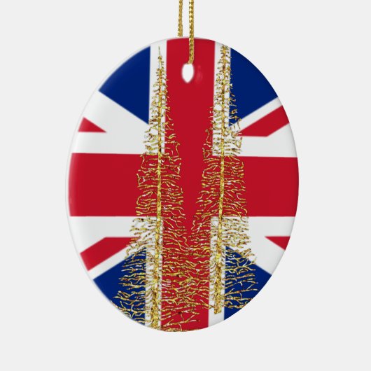 Engelstalige Engelstalige kerstversiering Keramisch Ornament (Rechts)