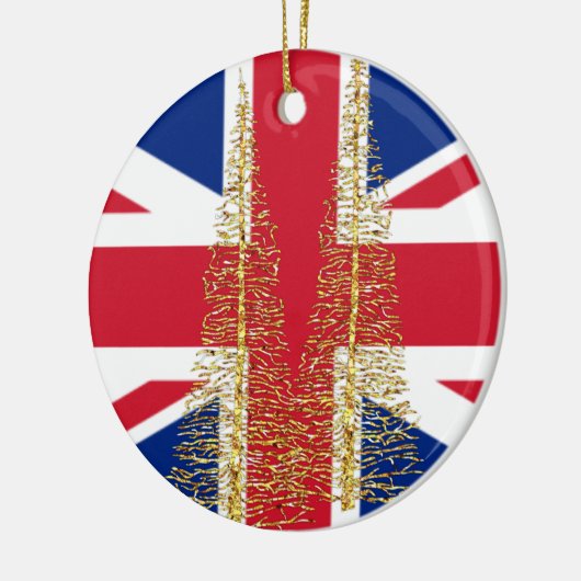 Engelstalige Engelstalige kerstversiering Keramisch Ornament (Links)