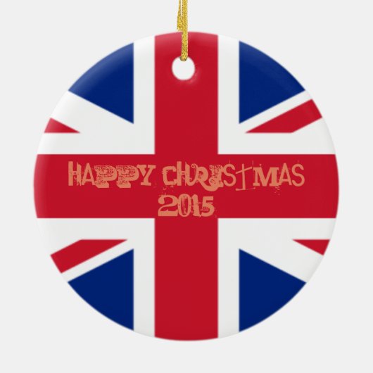 Engelstalige Engelstalige kerstversiering Keramisch Ornament (Achterkant)