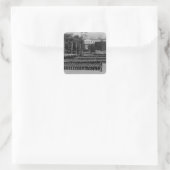  Engelstalige Garde marcheren langzaam in 1970 Vierkante Sticker (Tas)