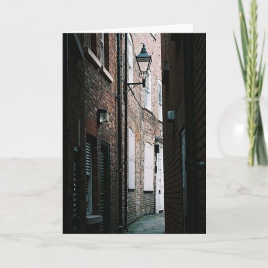 Engelstalige kleine straten kaart (Voorkant)