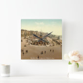  Engelstalige klok, Brighton Beach Aquarium Vierkante Klok (Huis)