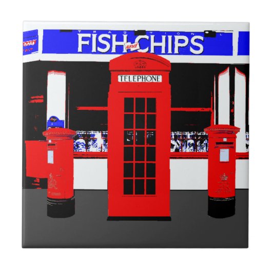 Engelstalige pictogrammen tegeltje (Voorkant)