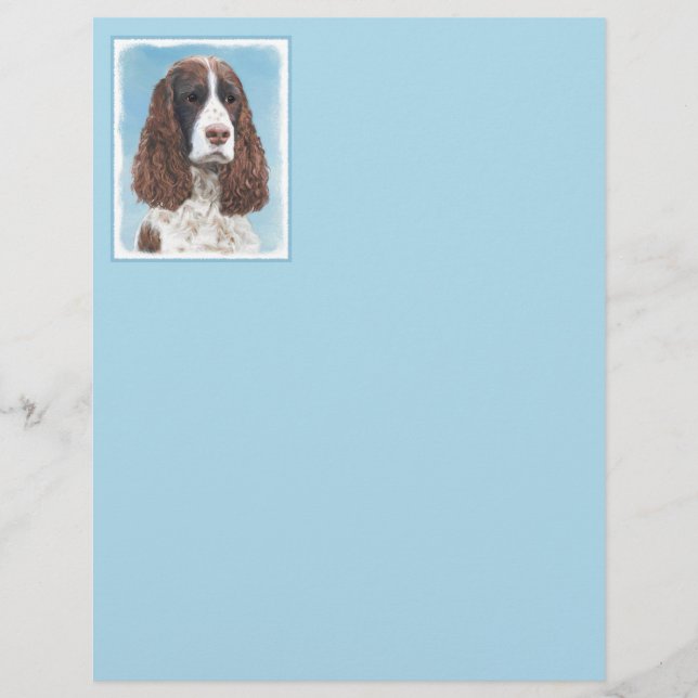 Engelstalige spaniel-schilderkunst (Voorkant)