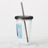 Engelstalige spaniel-schilderkunst acryl drinkbeker (Links)