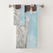 Engelstalige spaniel-schilderkunst bad handdoek (Insitu)