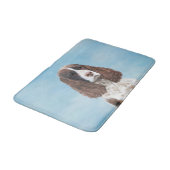 Engelstalige spaniel-schilderkunst badmat (Gekanteld)