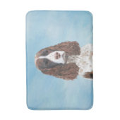 Engelstalige spaniel-schilderkunst badmat (Voorkant Verticaal)