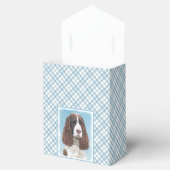 Engelstalige spaniel-schilderkunst bedankdoosjes (Geopend)