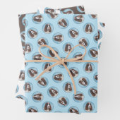 Engelstalige spaniel-schilderkunst inpakpapier vel (In situ)