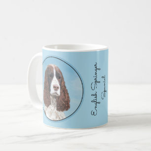 Engelstalige spaniel-schilderkunst koffiemok