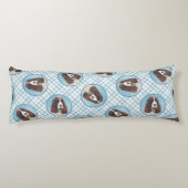 Engelstalige spaniel-schilderkunst lichaamskussen (Achterkant)