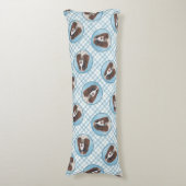 Engelstalige spaniel-schilderkunst lichaamskussen (Voorkant Verticaal)